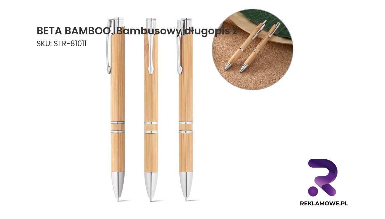 BETA BAMBOO bambusowy długopis z ekologicznego bambusa