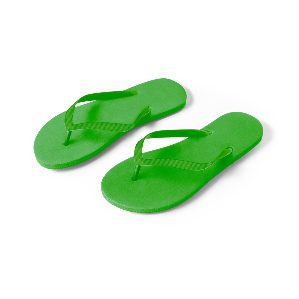 MAUPITI S / M. Wygodne kapcie z podeszwą z PE i paskiem z PVC 95084_set