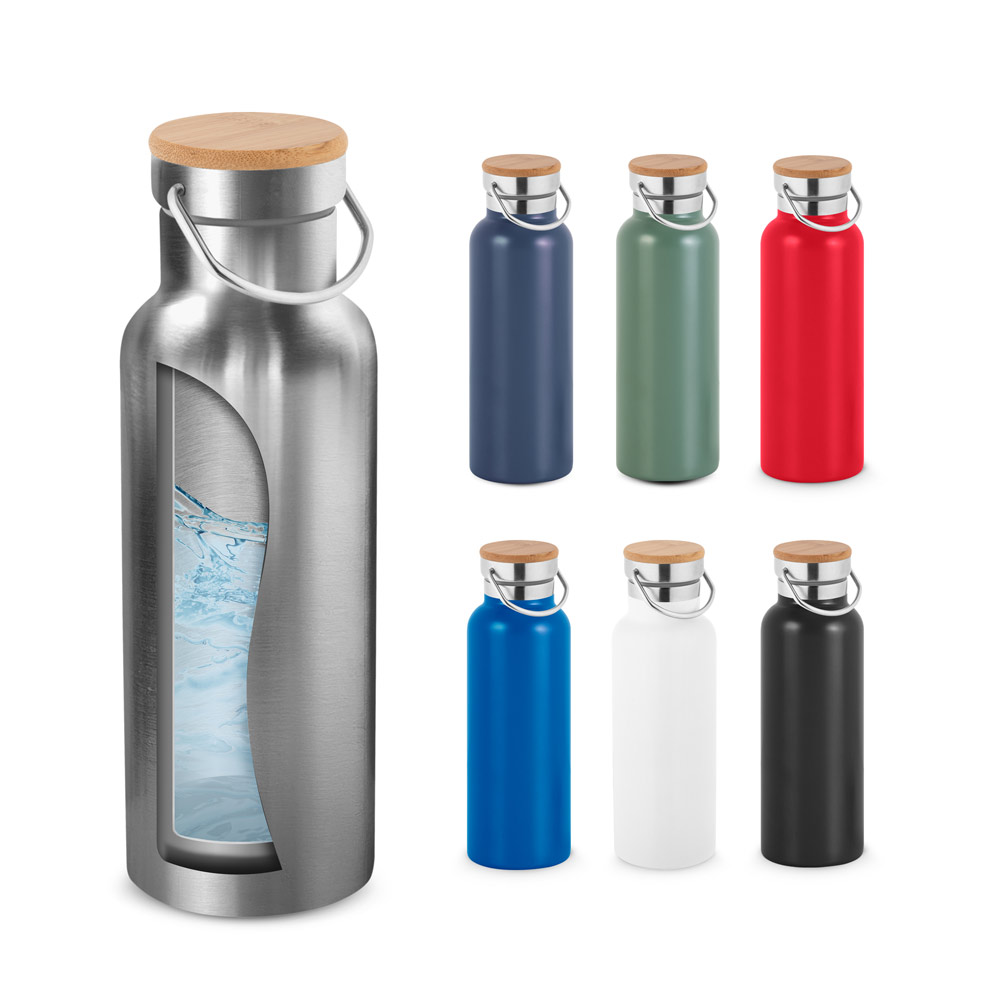 RAGNAR. Izolowana próżniowo butelka ze stali nierdzewnej 570 ml 94602_set