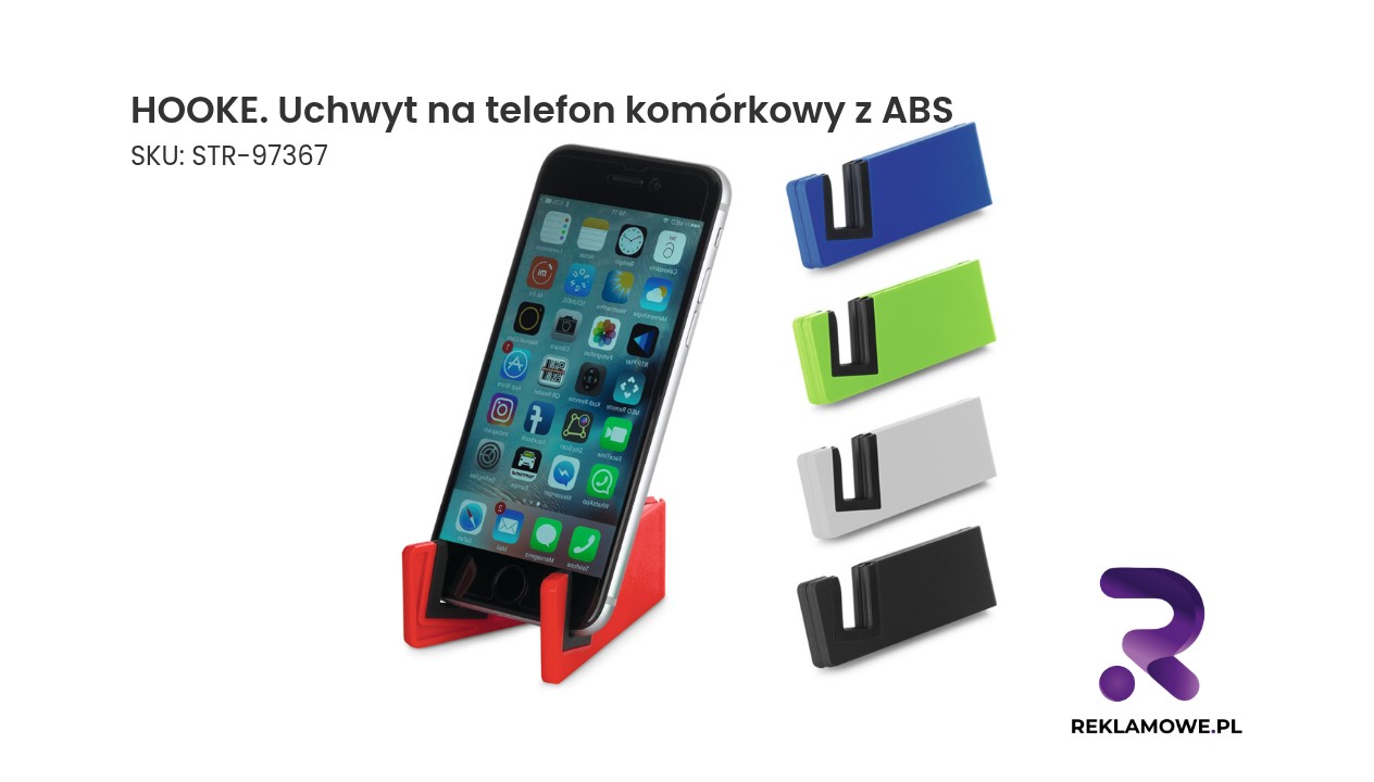 HOOKE. Uchwyt na telefon komórkowy z ABS i TPR HOOKE uchwyt na telefon komórkowy z ABS