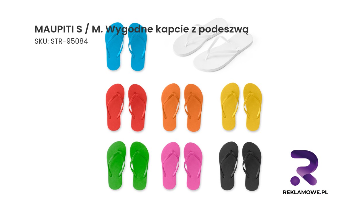 MAUPITI S / M wygodne kapcie z podeszwą