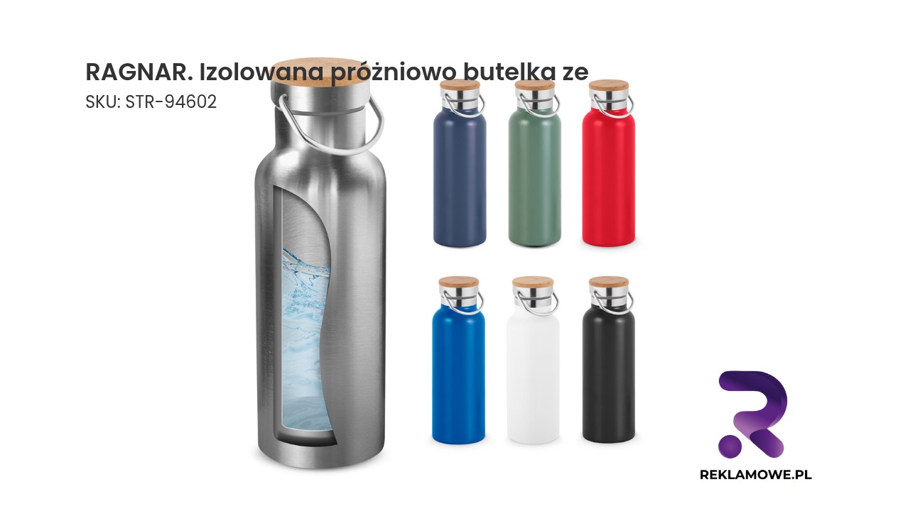RAGNAR. Izolowana próżniowo butelka ze stali nierdzewnej 570 ml RAGNAR izolowana próżniowo butelka ze zdjęcie produktowe
